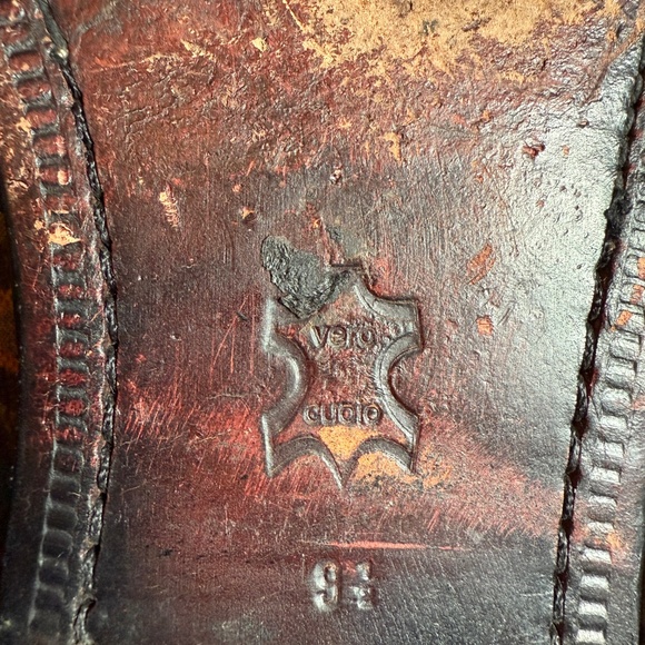 David Eden ostrich leg black "SALOMON" men's 9 Vero Cuoio - Picture 12 of 16